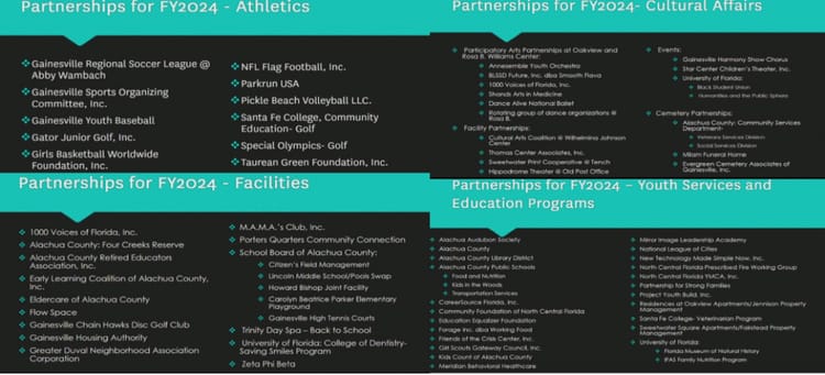 PRCA FY24 Partnerships