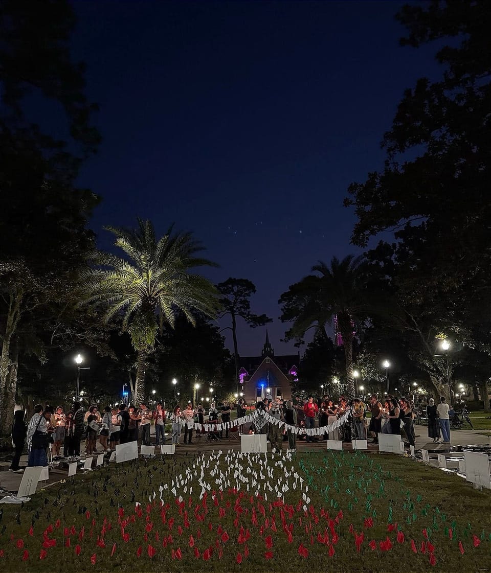 SJP Hosts Memorial for Gaza, Honors Lives Lost Amid Israeli Aggression