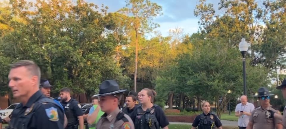 Video From April Palestine Protest Arrests Shows UFPD Sergeant Violating Florida Statutes; Attempts Entrapment on Protester